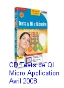 CD Tests de QI et de mmoire