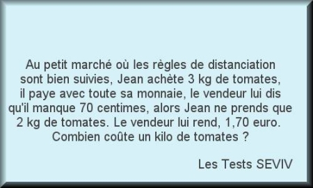 test de calcul gratuit